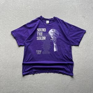 Vintage Y2K University Of Washington Fight Song T-Shirt